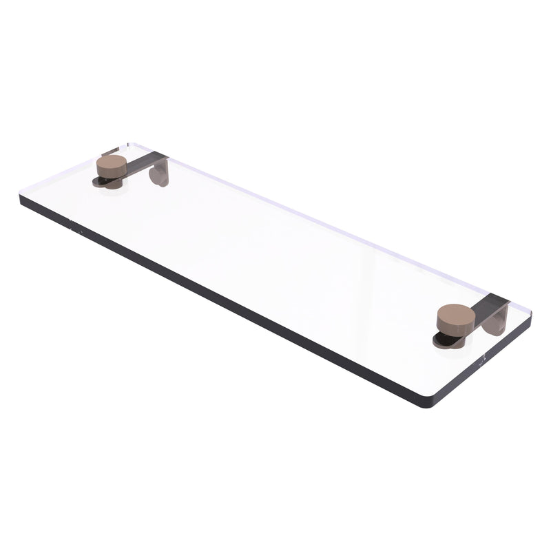 Glass Vanity Shelf with Beveled Edges