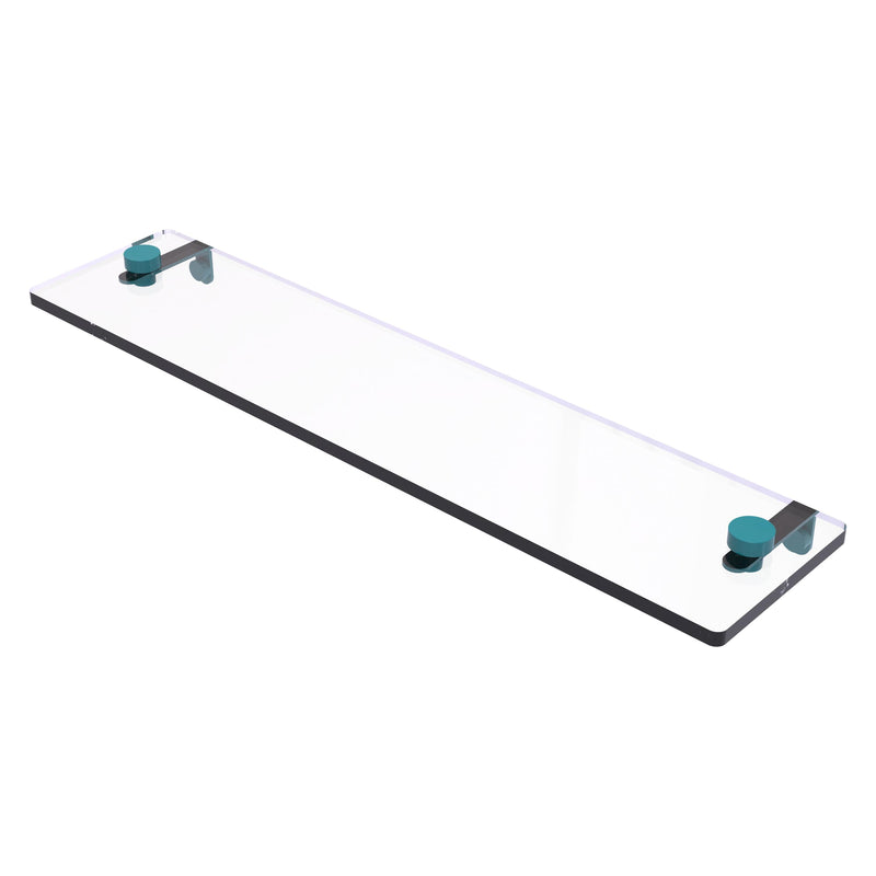 Glass Vanity Shelf with Beveled Edges