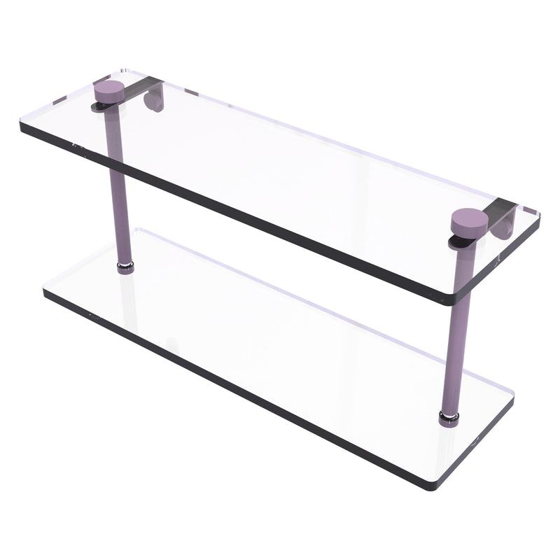 Two Tiered Glass Shelf