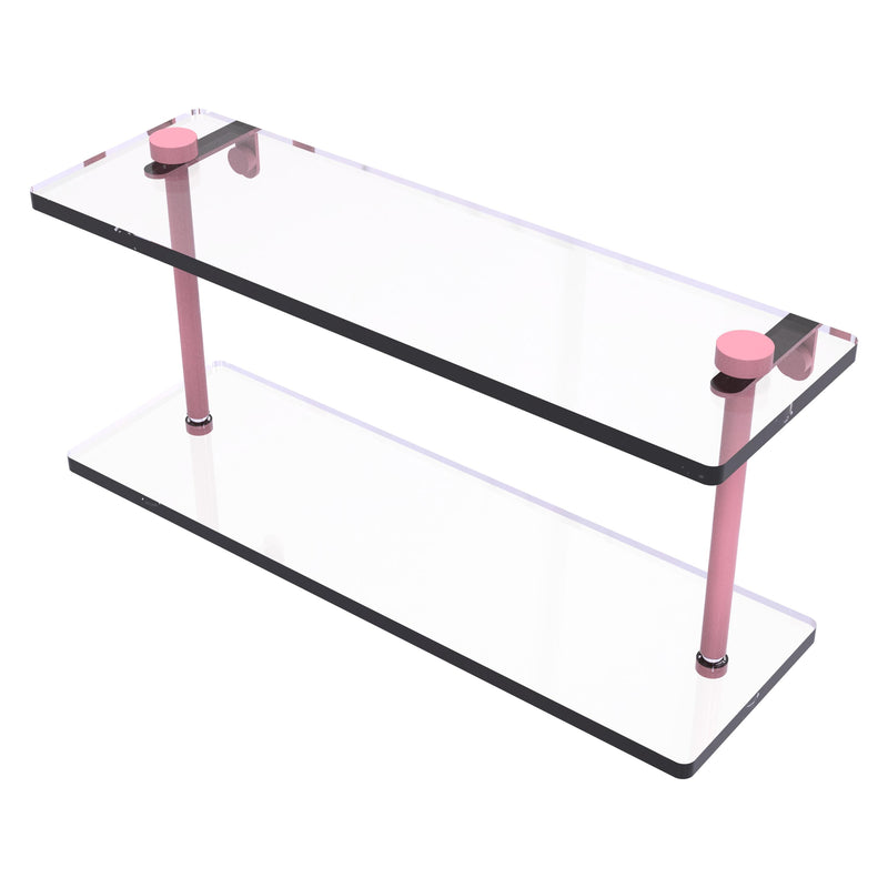 Two Tiered Glass Shelf