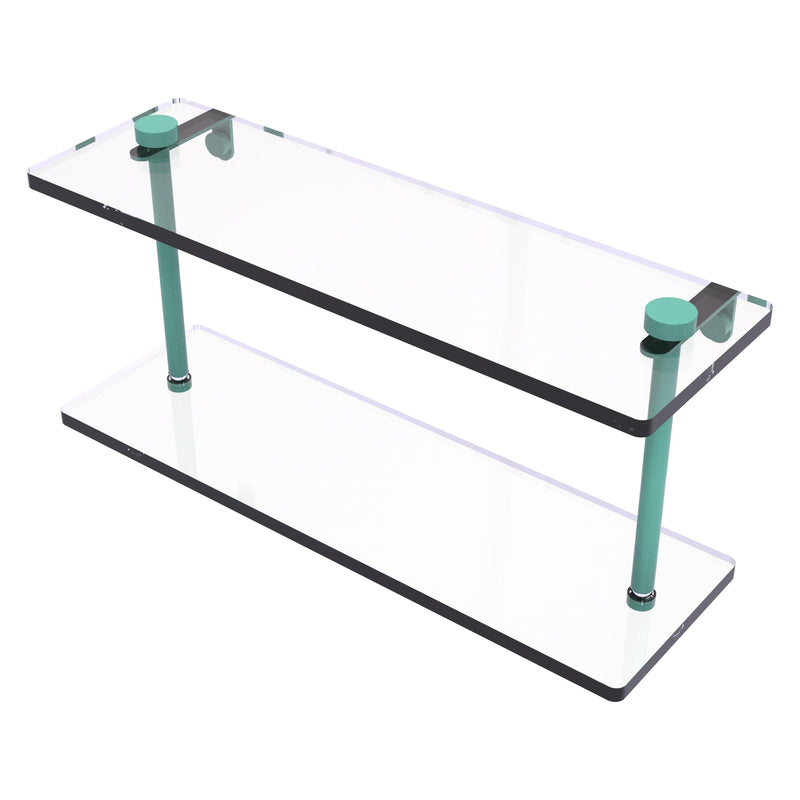 Two Tiered Glass Shelf