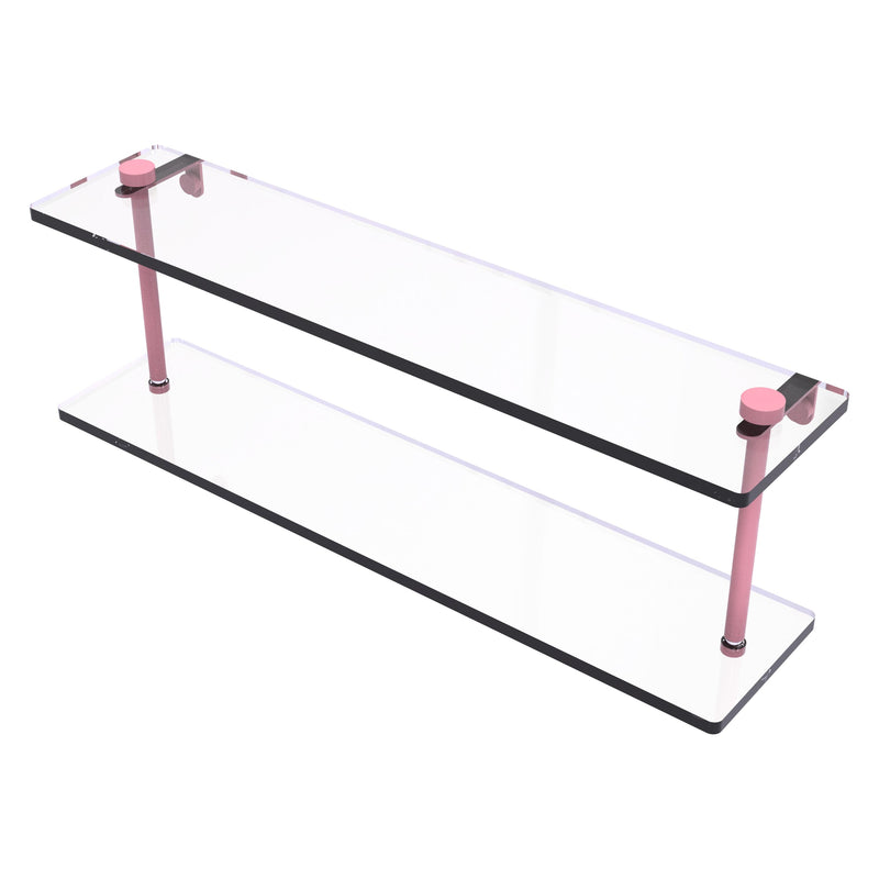 Two Tiered Glass Shelf