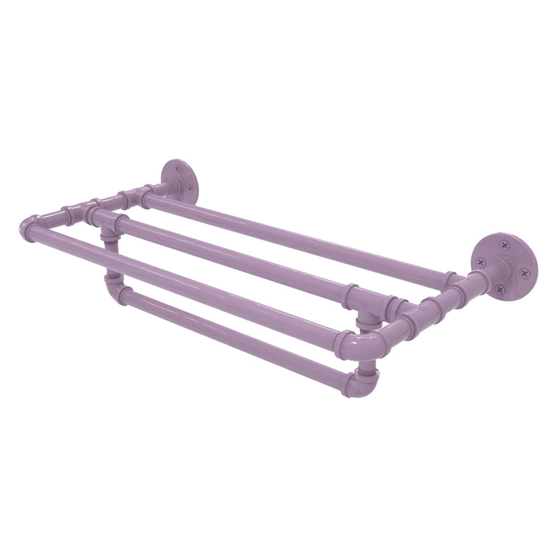 Pipeline Collection Wall Mounted Towel Shelf with Towel Bar