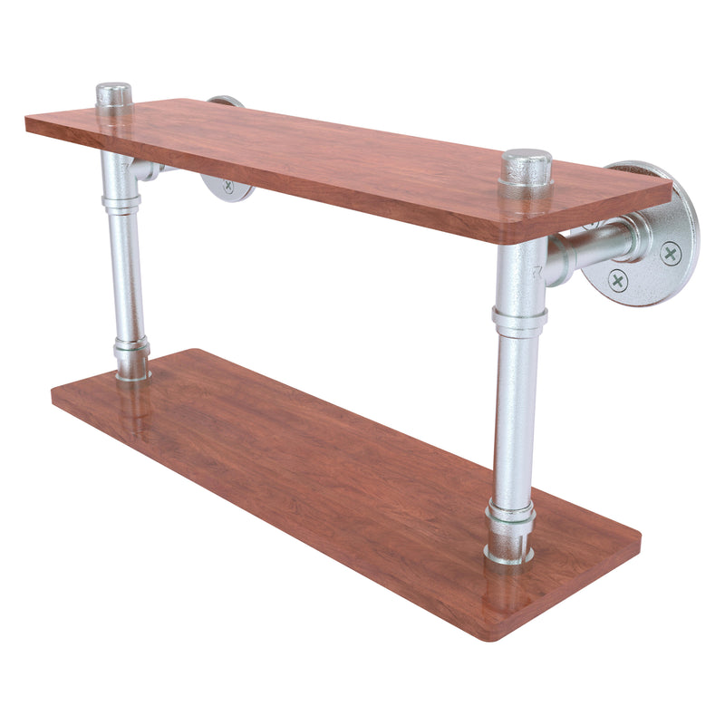 Pipeline Collection Ironwood Double Shelf