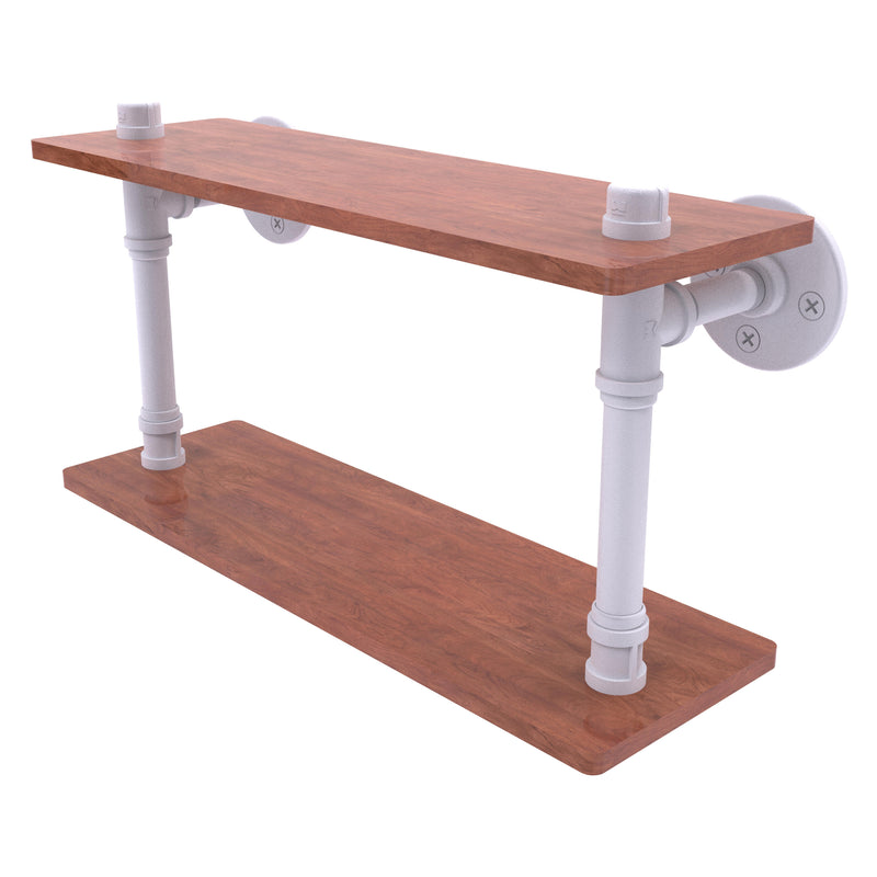 Pipeline Collection Ironwood Double Shelf