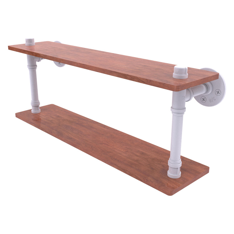 Pipeline Collection Ironwood Double Shelf