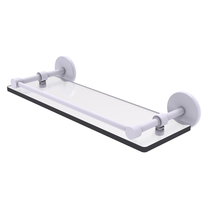 Prestige Skyline Collection Tempered Glass Shelf with Gallery Rail