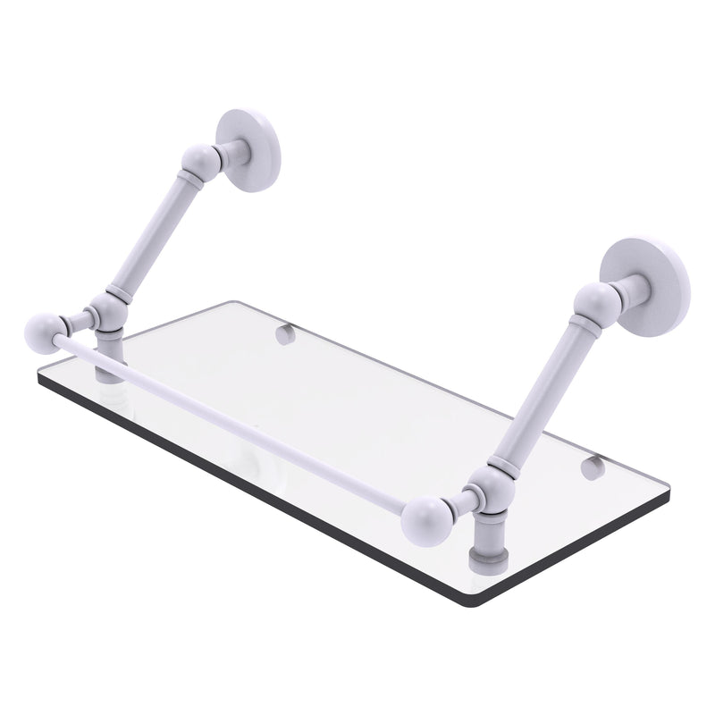 Prestige Skyline Floating Glass Shelf with Gallery Rail