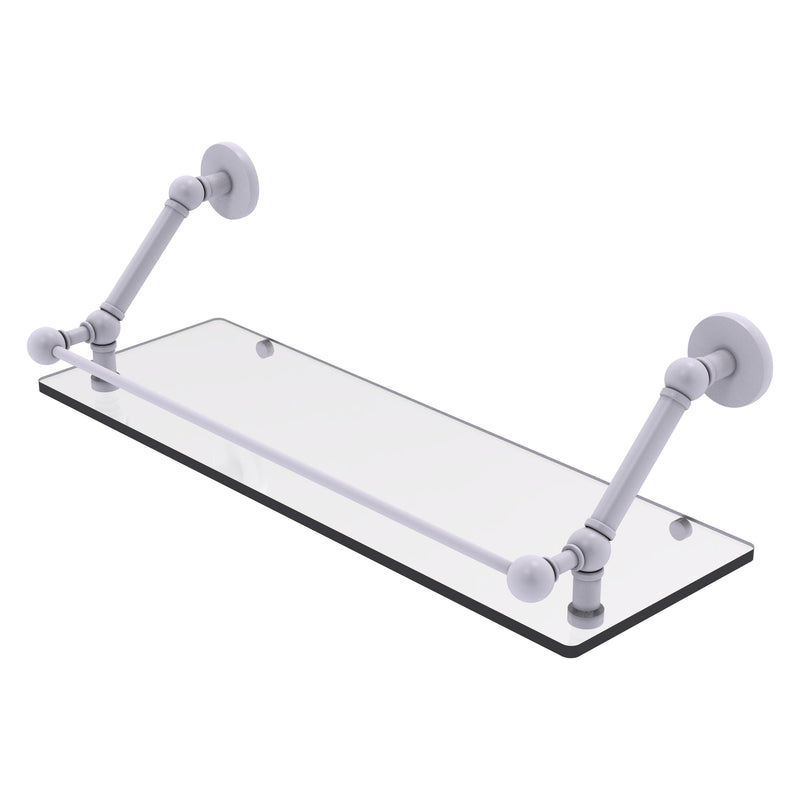 Prestige Skyline Floating Glass Shelf with Gallery Rail