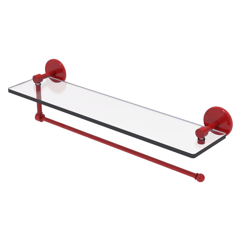 Prestige Skyline Collection Paper Towel Holder with Glass Shelf