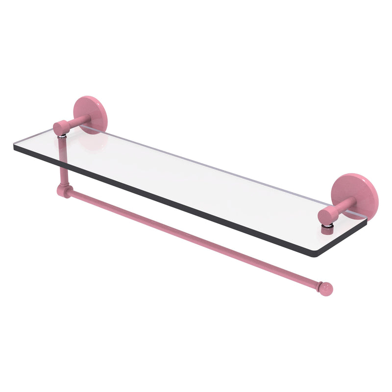 Prestige Skyline Collection Paper Towel Holder with Glass Shelf