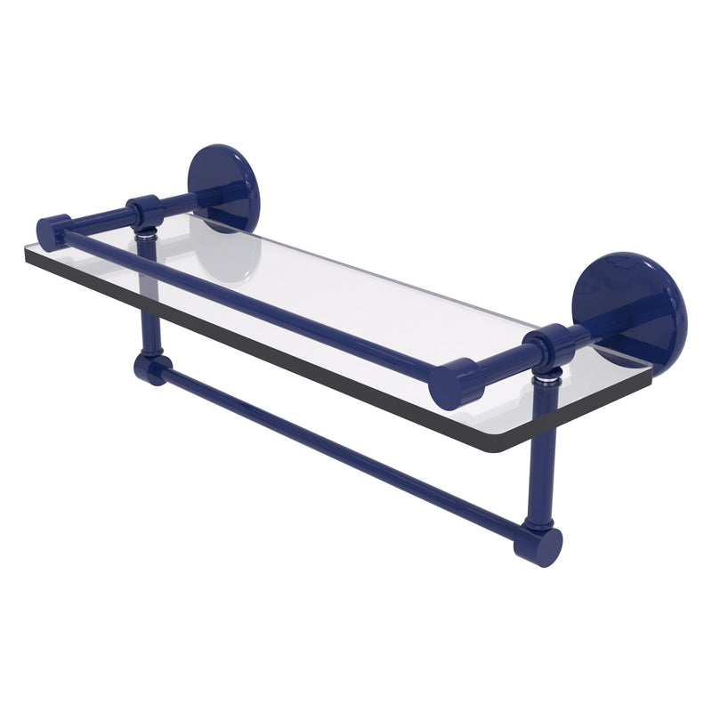 Prestige Skyline Collection Gallery Glass Shelf with Towel Bar