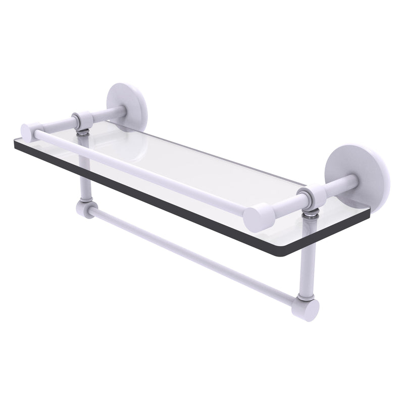 Prestige Skyline Collection Gallery Glass Shelf with Towel Bar