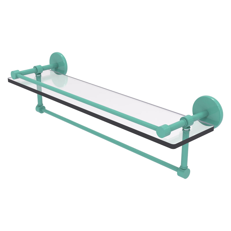 Prestige Skyline Collection Gallery Glass Shelf with Towel Bar