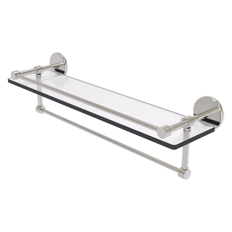 Prestige Skyline Collection Gallery Glass Shelf with Towel Bar