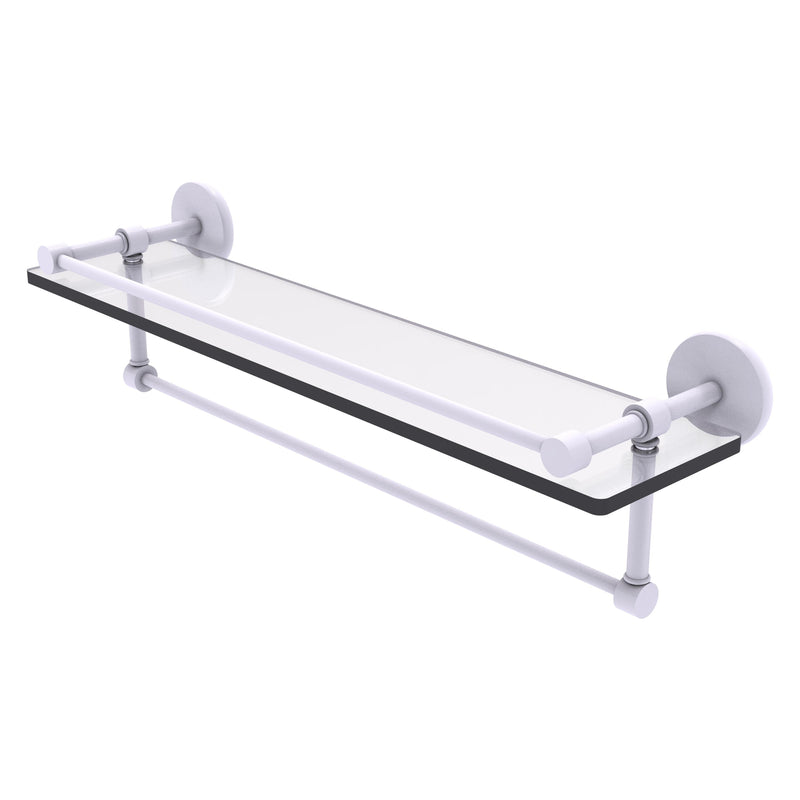 Prestige Skyline Collection Gallery Glass Shelf with Towel Bar