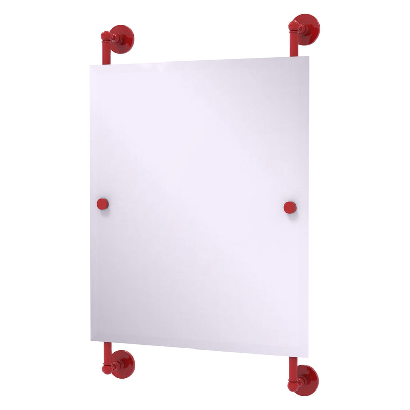 Prestige Skyline Collection Rectangular Frameless Rail Mounted Mirror