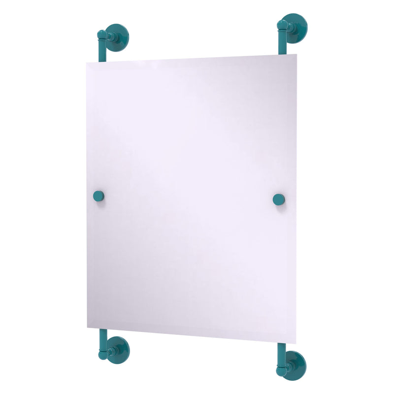 Prestige Skyline Collection Rectangular Frameless Rail Mounted Mirror