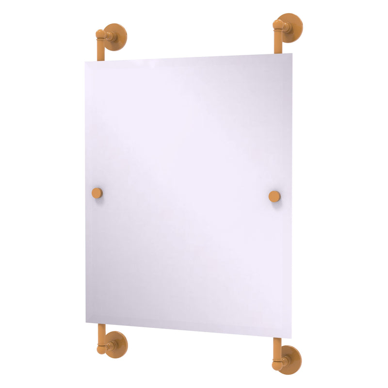 Prestige Skyline Collection Rectangular Frameless Rail Mounted Mirror