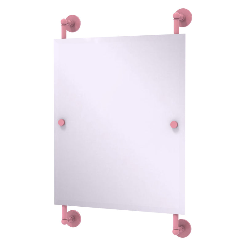 Prestige Skyline Collection Rectangular Frameless Rail Mounted Mirror