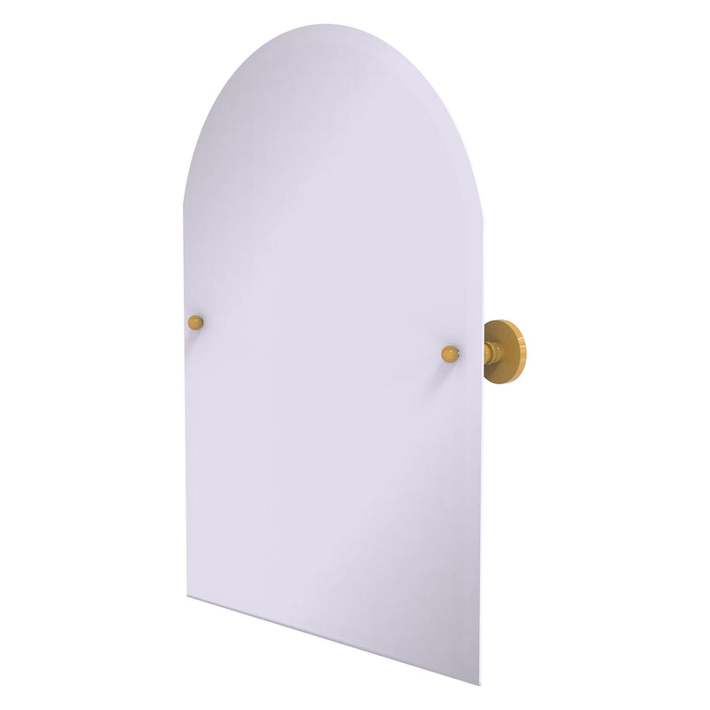 Frameless Arched Top Tilt Mirror with Beveled Edge