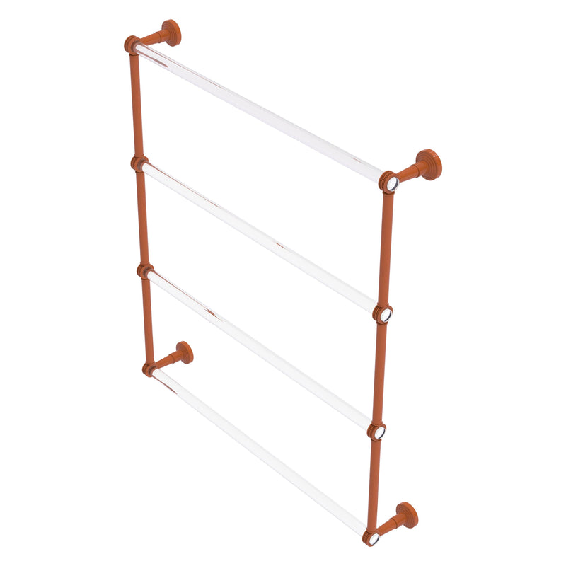 Pacific Beach Collection 4 Tier Ladder Towel Bar with Dotted Accents