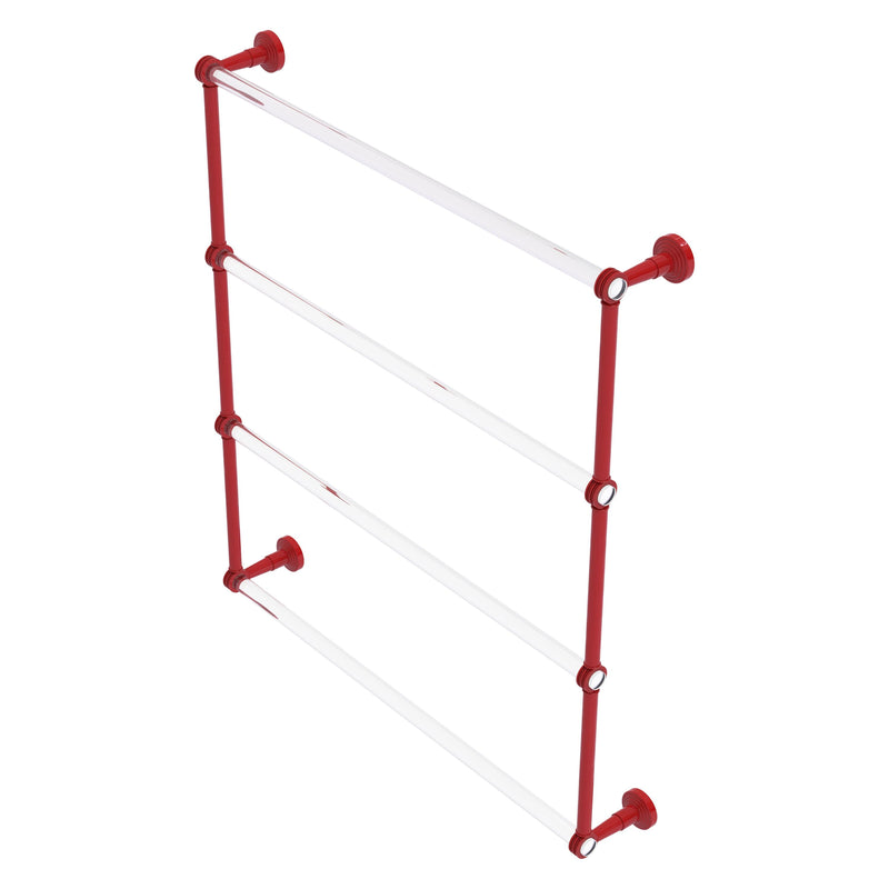 Pacific Beach Collection 4 Tier Ladder Towel Bar with Dotted Accents