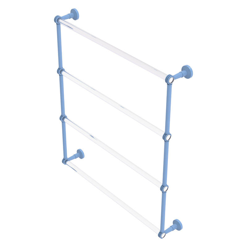 Pacific Beach Collection 4 Tier Ladder Towel Bar with Dotted Accents