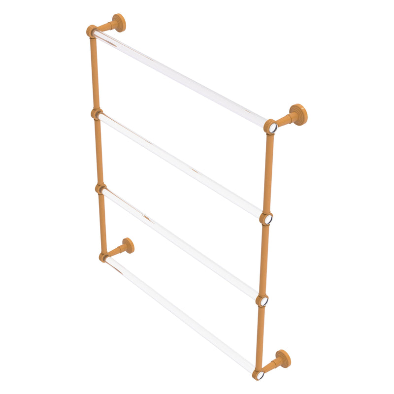 Pacific Beach Collection 4 Tier Ladder Towel Bar with Grooved Accents