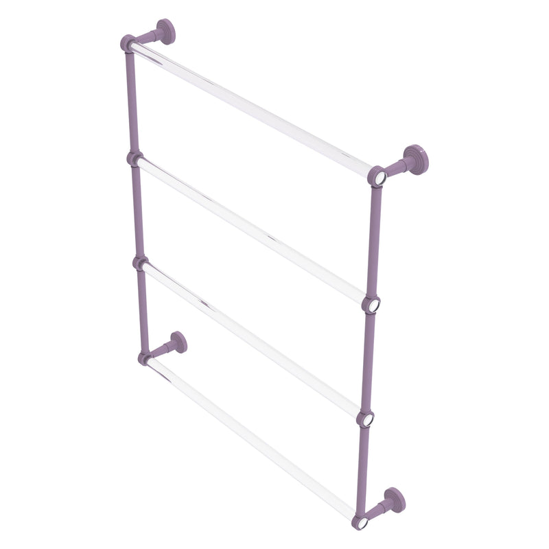 Pacific Beach Collection 4 Tier Ladder Towel Bar with Grooved Accents