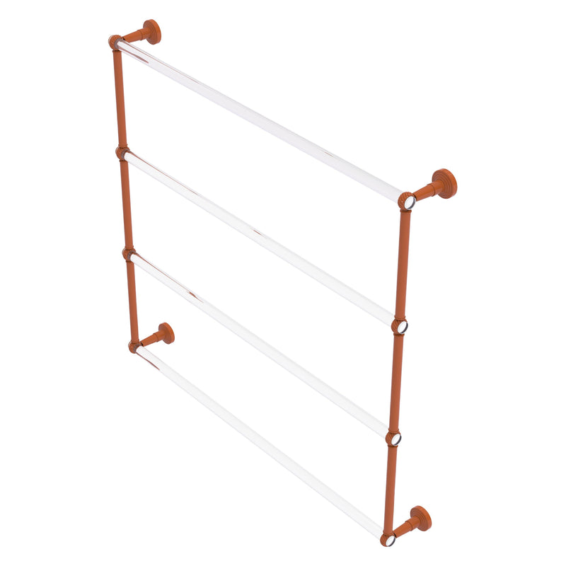 Pacific Beach Collection 4 Tier Ladder Towel Bar with Twisted Accents