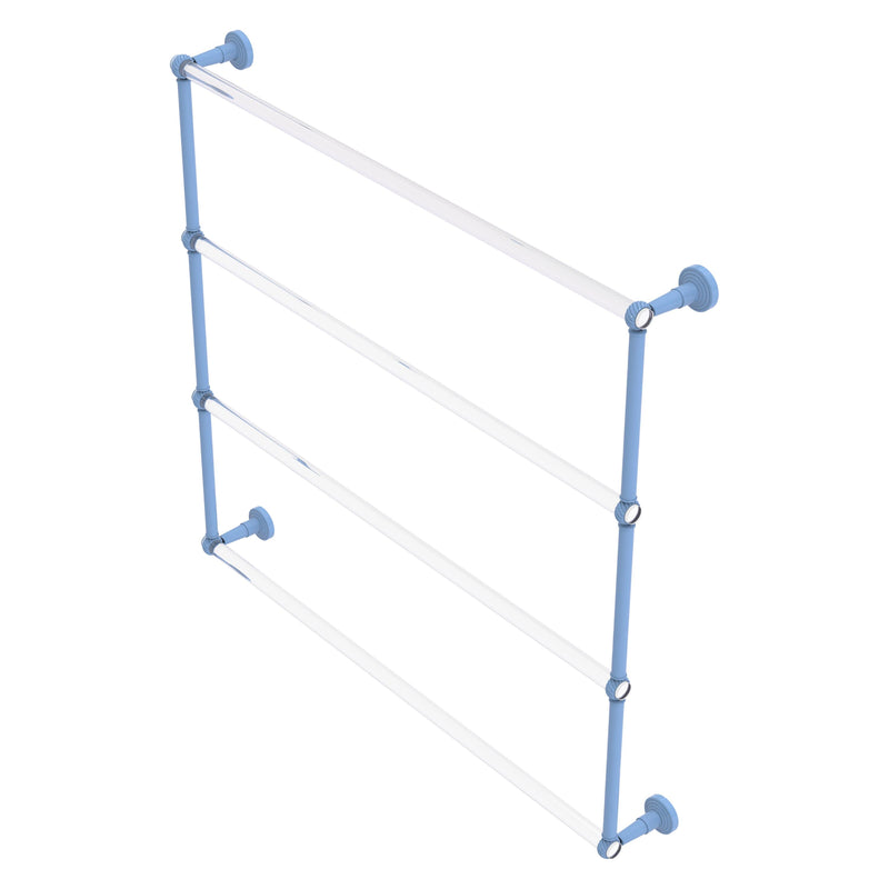 Pacific Beach Collection 4 Tier Ladder Towel Bar with Twisted Accents