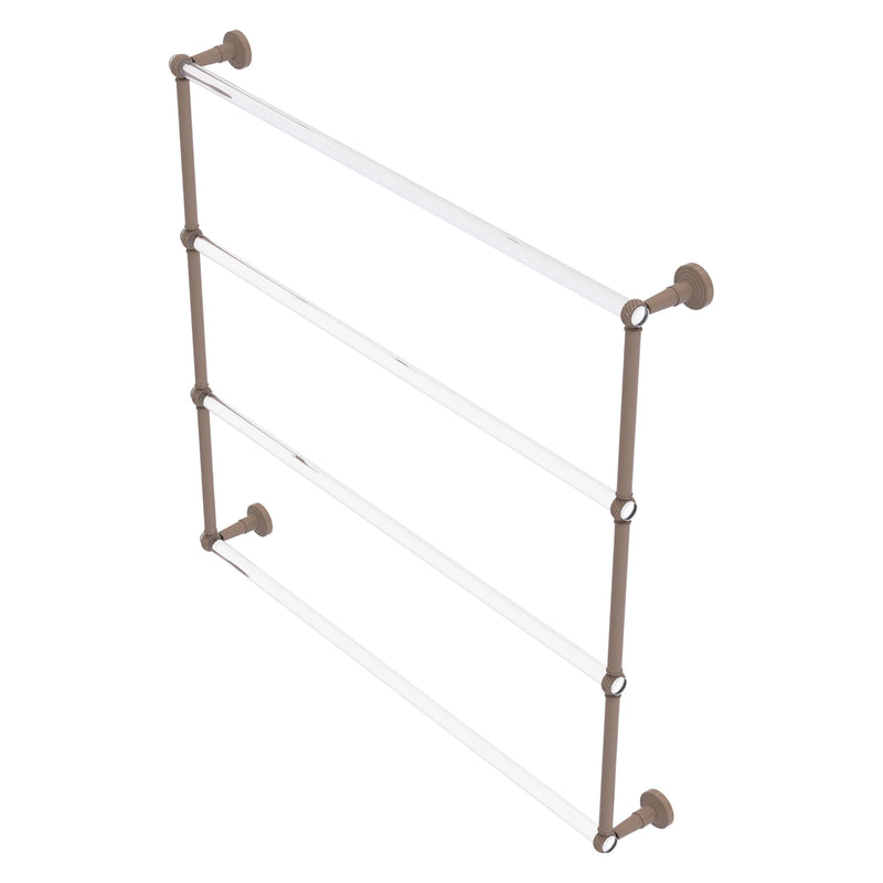 Pacific Beach Collection 4 Tier Ladder Towel Bar with Twisted Accents