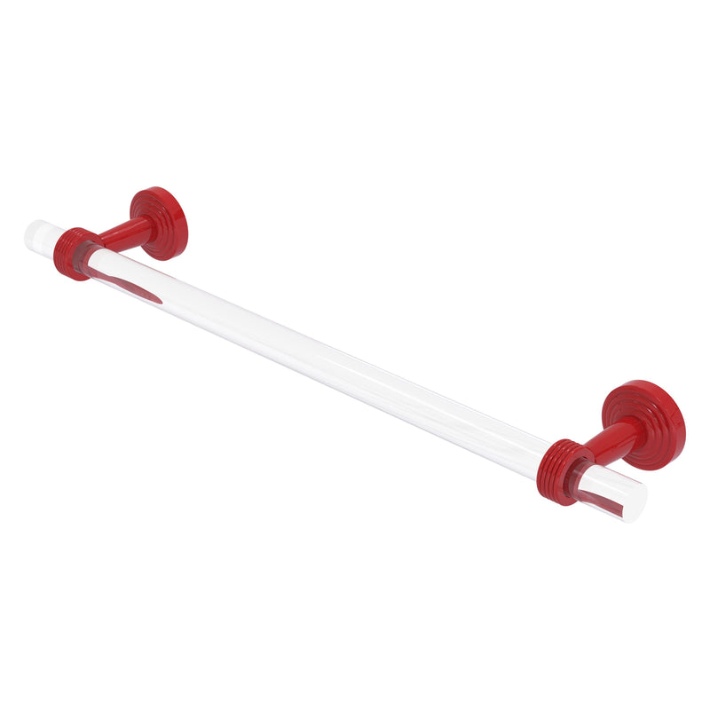 Pacific Beach Collection Towel Bar with Grooved Accents