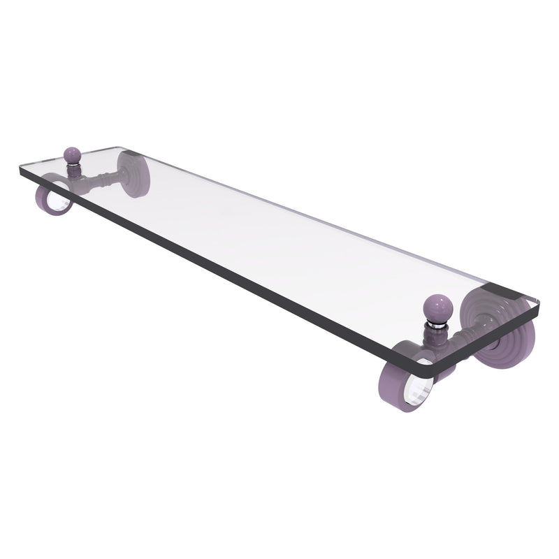 Pacific Grove Collection Glass Shelf with Smooth Accents