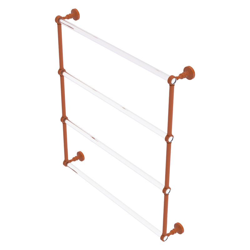 Pacific Grove Collection 4 Tier Ladder Towel Bar with Grooved Accents