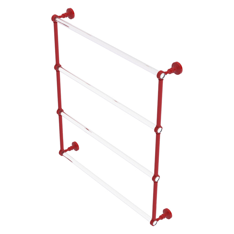 Pacific Grove Collection 4 Tier Ladder Towel Bar with Grooved Accents