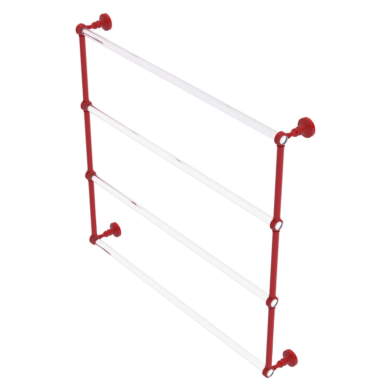 Pacific Grove Collection 4 Tier Ladder Towel Bar with Grooved Accents