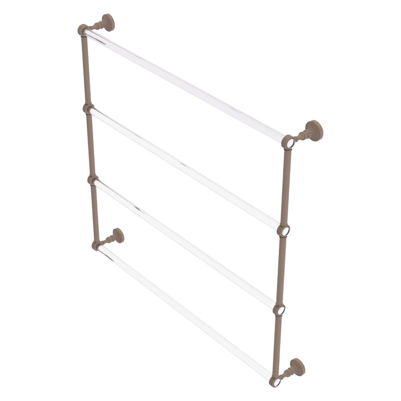 Pacific Grove Collection 4 Tier Ladder Towel Bar with Grooved Accents