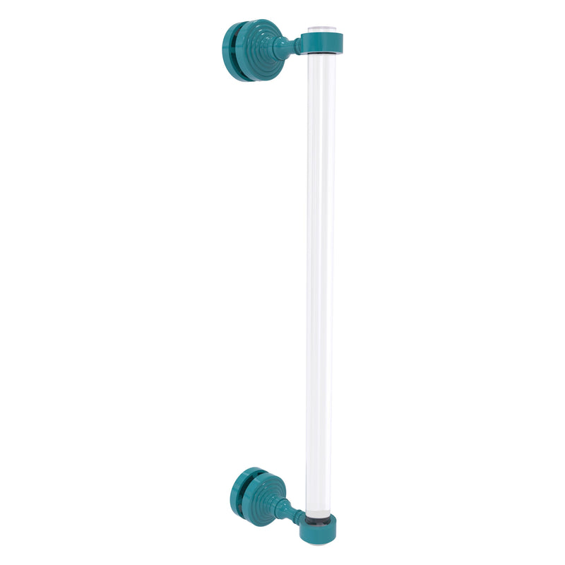 Pacific Grove Collection Single Side Shower Door Pull with Twisted Accents