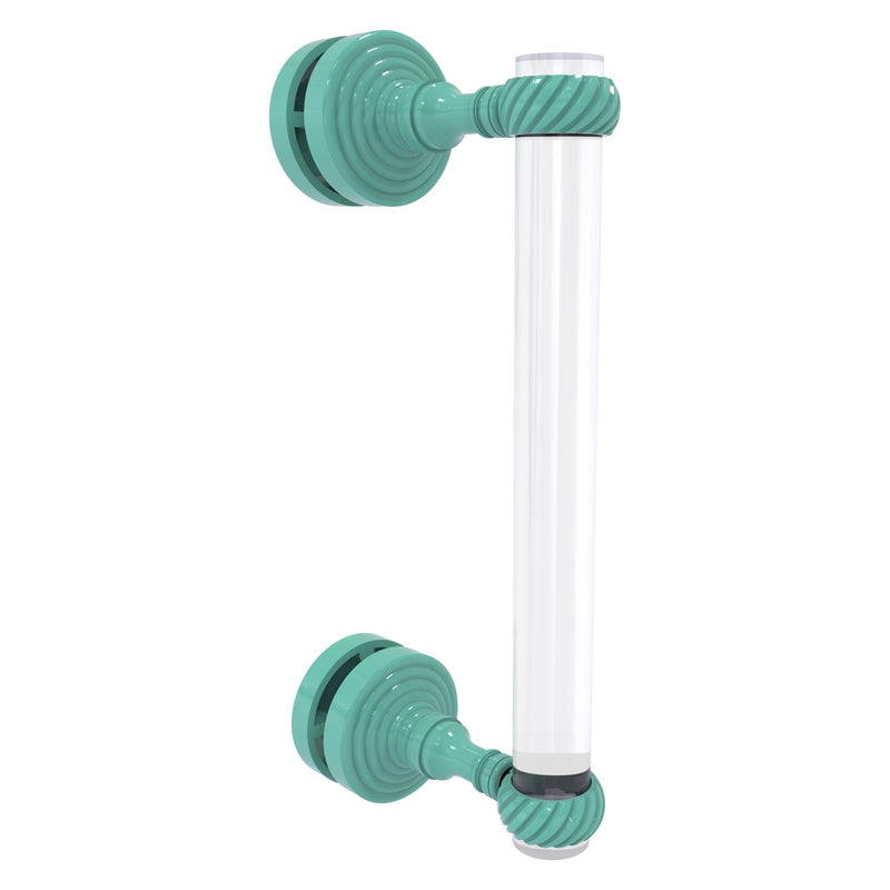 Pacific Grove Collection Single Side Shower Door Pull with Twisted Accents