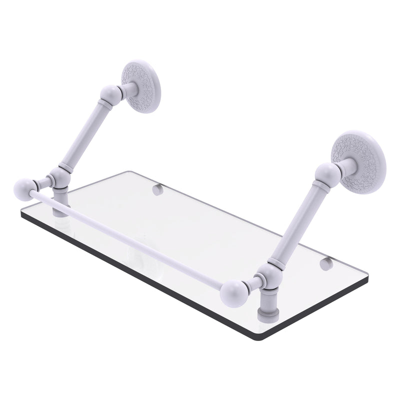 Prestige Monte Carlo Floating Glass Shelf with Gallery Rail