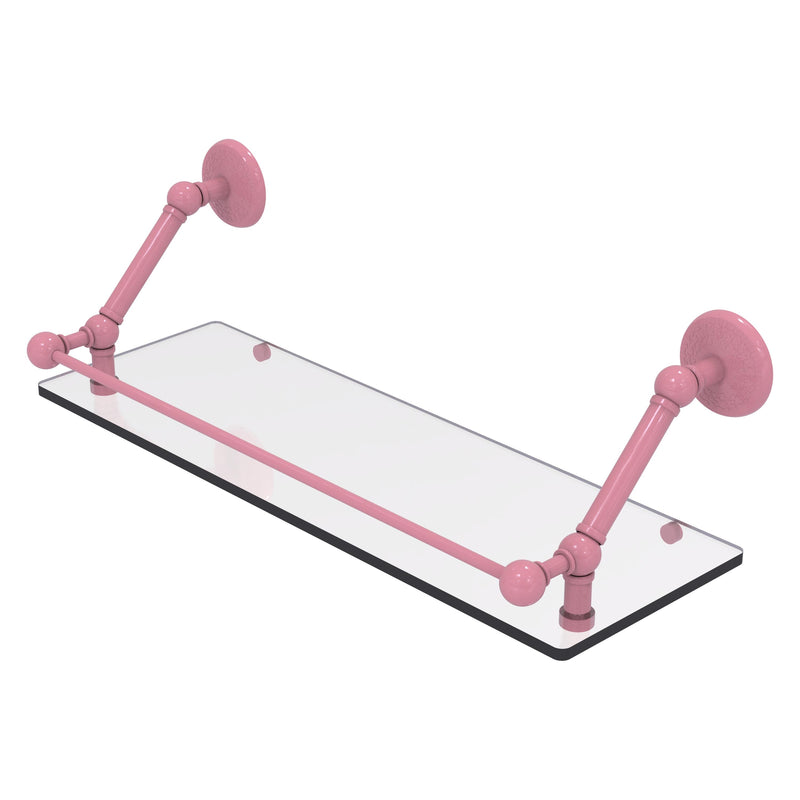 Prestige Monte Carlo Floating Glass Shelf with Gallery Rail