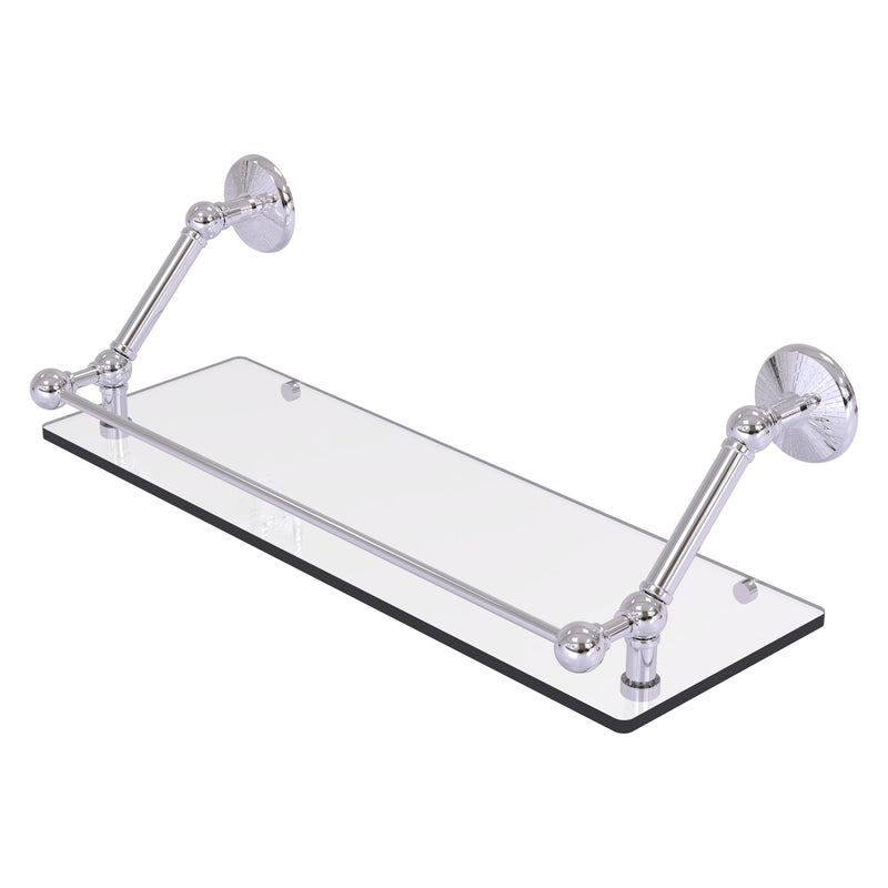 Prestige Monte Carlo Floating Glass Shelf with Gallery Rail