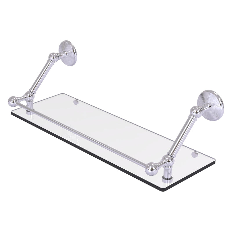 Prestige Monte Carlo Floating Glass Shelf with Gallery Rail