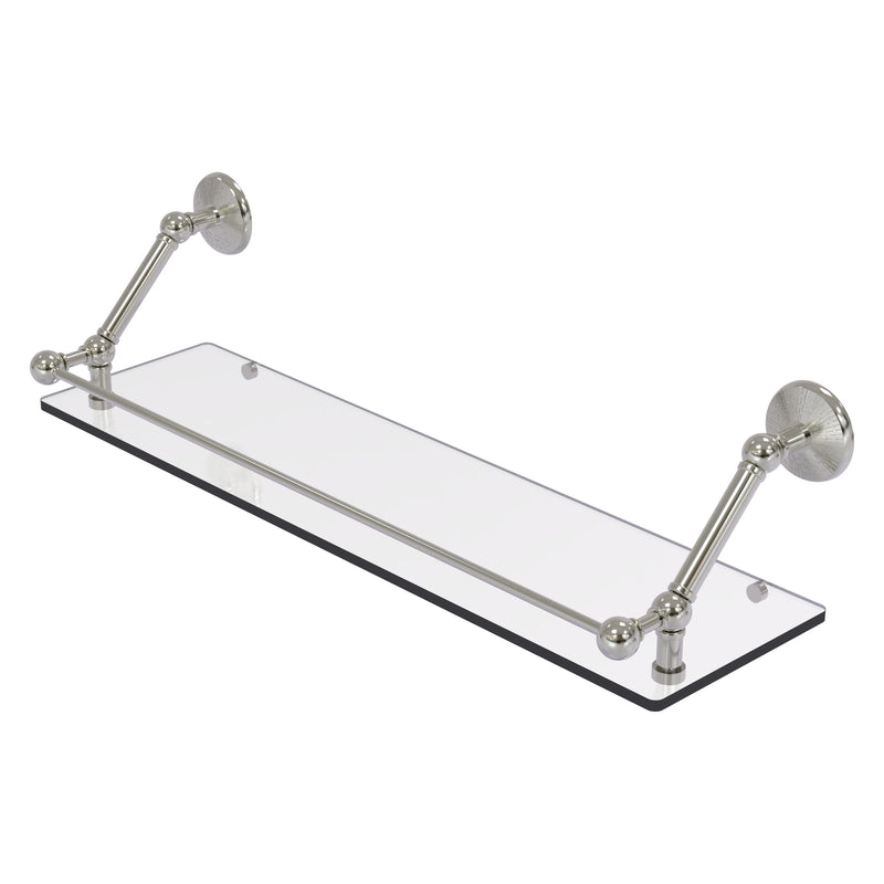 Prestige Monte Carlo Floating Glass Shelf with Gallery Rail