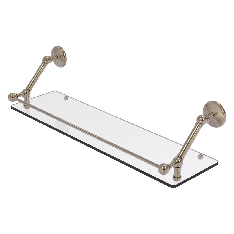 Prestige Monte Carlo Floating Glass Shelf with Gallery Rail