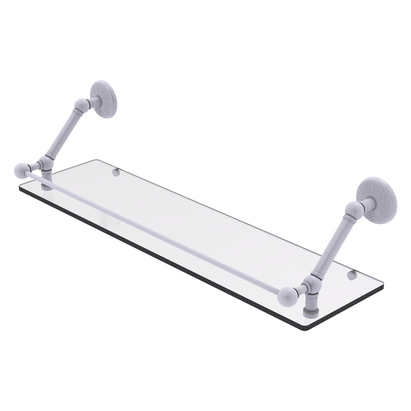 Prestige Monte Carlo Floating Glass Shelf with Gallery Rail