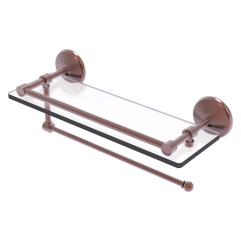 Prestige Monte Carlo Paper Towel Holder with Gallery Glass Shelf