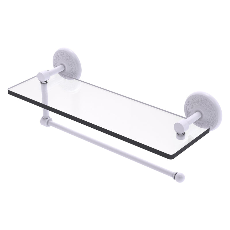 Prestige Monte Carlo Collection Paper Towel Holder with Glass Shelf